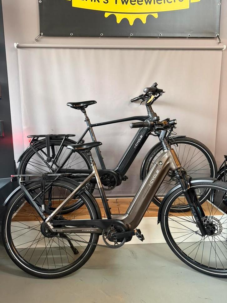 Set elektrische fietsen I-CYCLE N380 Belt, Fietsen en Brommers, Elektrische fietsen, Zo goed als nieuw, Overige merken, 51 tot 55 cm