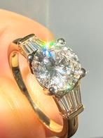 Gouden (trouw) ring met diamant 2.92ct! nieuw & certificaat!, Sieraden, Tassen en Uiterlijk, Ringen, Nieuw, Ophalen of Verzenden