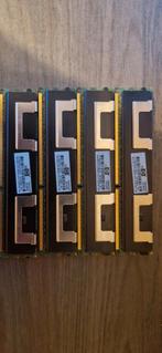 Te koop: 4x4GB DDR3 ECC RAM – PC3-10600R *, Gebruikt, Hp, Server, DDR3