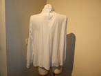 Studio Anneloes witte travel stof blouse opstaand kraagje L, Studio Anneloes, Verzenden, Wit, Maat 42/44 (L)