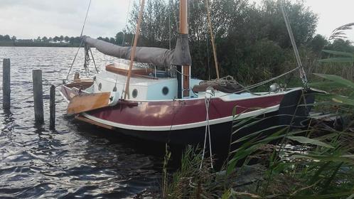 Zeeschouw Kooijman & de Vries, Watersport en Boten, Platbodems, Gebruikt, 6 tot 9 meter, Staal, Diesel, Ophalen