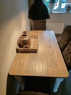 Eettafel | Eikenhout | Landelijke Style | 160 x 90 cm, Huis en Inrichting, Tafels | Eettafels, Ophalen, Gebruikt, 100 tot 150 cm