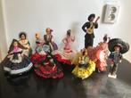 Vintage folklore klederdracht poppen o.a. Marin Chiclana, Ophalen of Verzenden, Gebruikt, Pop