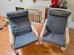 Twee mooie luie stoelen, Ophalen, Zo goed als nieuw, 75 tot 100 cm, 50 tot 75 cm