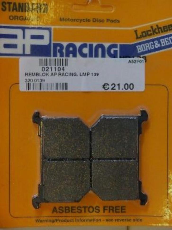 Remblokken AP Lockheed Z-GPZ-ZR-GTR-ZX-ZZR., Motoren, Onderdelen | Kawasaki, Nieuw, Ophalen of Verzenden