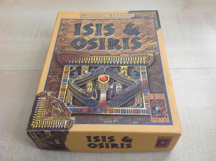 Bordspel Isis & Osiris Michael Schacht 2001, Hobby en Vrije tijd, Gezelschapsspellen | Bordspellen, Zo goed als nieuw, Drie of vier spelers