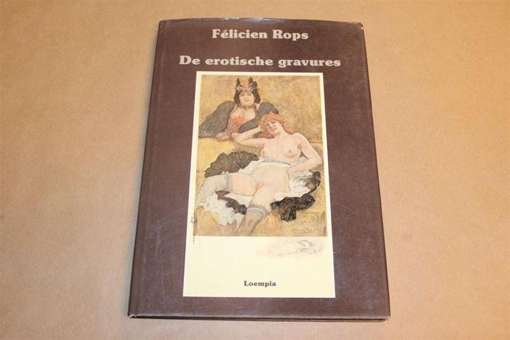 De erotische gravures - Félicien Rops, Boeken, Kunst en Cultuur | Beeldend, Zo goed als nieuw, Ophalen of Verzenden