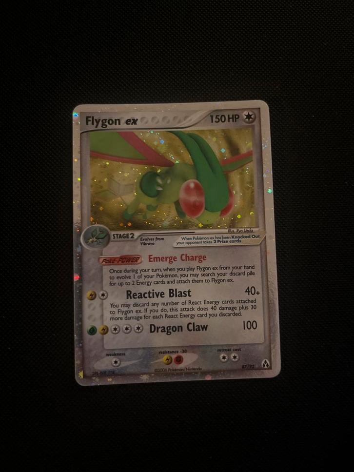 Flygon Ex - Legend Maker - #87, Hobby en Vrije tijd, Verzamelkaartspellen | Pokémon, Gebruikt, Ophalen of Verzenden