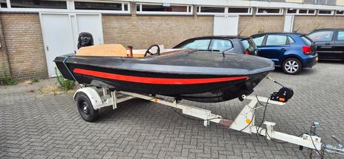 Speedboot met 35 pk 2takt, Watersport en Boten, Bootonderdelen, Gebruikt, Ophalen