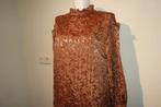Sissel Edelbo zijde jurk mooi motief Ibiza styl ruches S/M, Maat 38/40 (M), Overige kleuren, Verzenden, Zo goed als nieuw