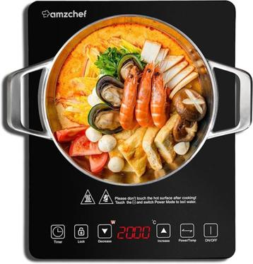 NIEUW Enkele Inductiekookplaat 2000W beschikbaar voor biedingen