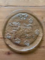 Hergiswil glazen serveerschaal Olma de koe- Zwitserland, Huis en Inrichting, Keuken | Servies, Gebruikt, Ophalen of Verzenden