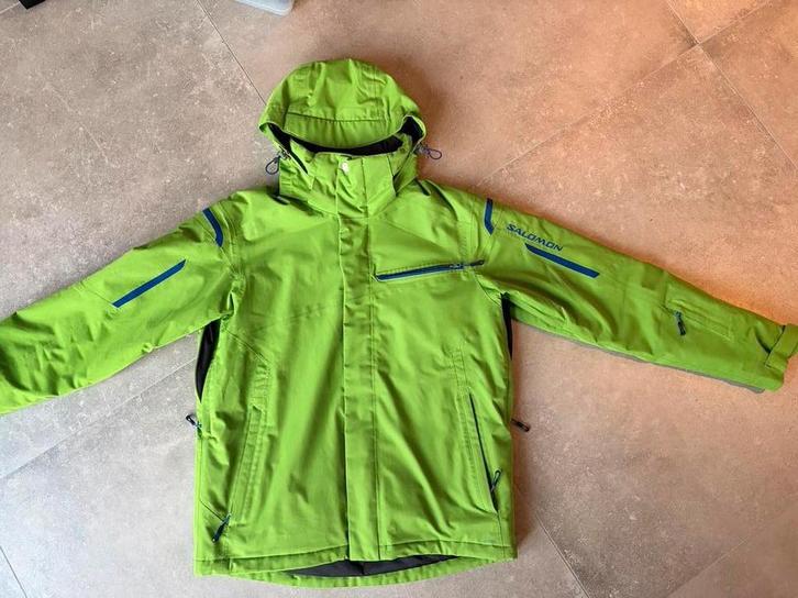 Salomon Jas - Groen - Maat M, Kleding | Heren, Jassen | Winter, Zo goed als nieuw, Maat 48/50 (M), Groen, Ophalen