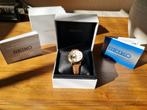 Seiko Open Heart 4R39 automatisch verguld roestvrij staal, Ophalen, Seiko, Staal, Polshorloge
