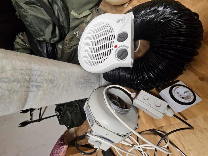 Can fan RK 125 LS buisventilator kweekkast, Tuin en Terras, Kweekspullen, Gebruikt, Ophalen