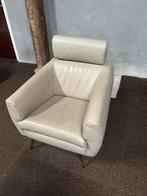 Lederen montel stoel, Huis en Inrichting, Fauteuils, Ophalen, Gebruikt, 75 tot 100 cm, Leer