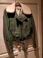 Biker jack van Zara maat XS, Ophalen of Verzenden, Zo goed als nieuw, Maat 34 (XS) of kleiner, Groen