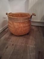 Rotan mand, Huis en Inrichting, Woonaccessoires | Schalen en Manden, Ophalen, Mand, Rond, Nieuw