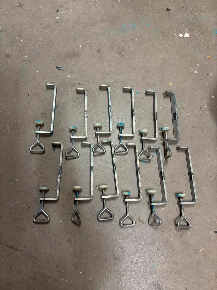 Profielklemmen voor Metselwerk 12 stuks, Doe-het-zelf en Verbouw, Gereedschap | Handgereedschap, Gebruikt, Ophalen of Verzenden