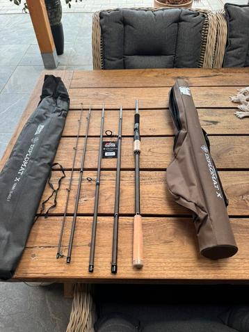 nieuwe abu garcia diplomat 3,04m en 15-40 gr travel hengel  beschikbaar voor biedingen