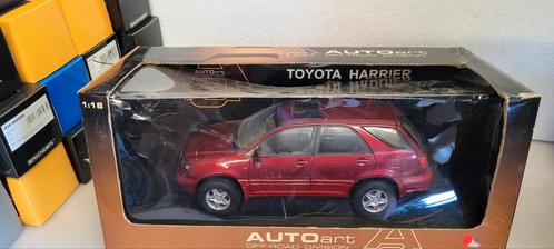 Autoart Toyota Harrier ,stoffig met gebruikte doos, Hobby en Vrije tijd, Modelauto's | 1:18, Zo goed als nieuw, Auto, Autoart