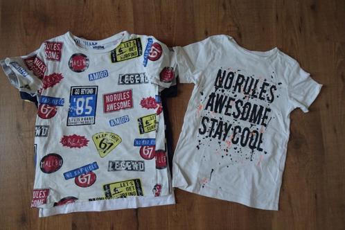 6 t-shirts maat 122/128, Kinderen en Baby's, Kinderkleding | Kinder-kledingpakketten, Zo goed als nieuw, Maat 128, Ophalen