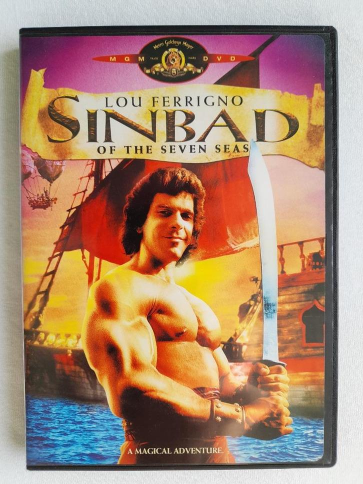 Sinbad of the Seven Seas (1989) - Lou Ferrigno - DVD, Cd's en Dvd's, Dvd's | Science Fiction en Fantasy, Gebruikt, Fantasy, Alle leeftijden