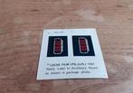 Star wars vintage Chewbacca bandolier strap stickers 1983, Ophalen of Verzenden