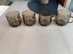 4 Moccona Douwe Egberts Koffiekopjes, Huis en Inrichting, Keuken | Servies, Gebruikt, Ophalen of Verzenden, Glas, Overige stijlen