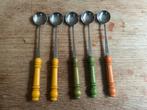 Rostfrei vintage fondue lepels(5x), Ophalen