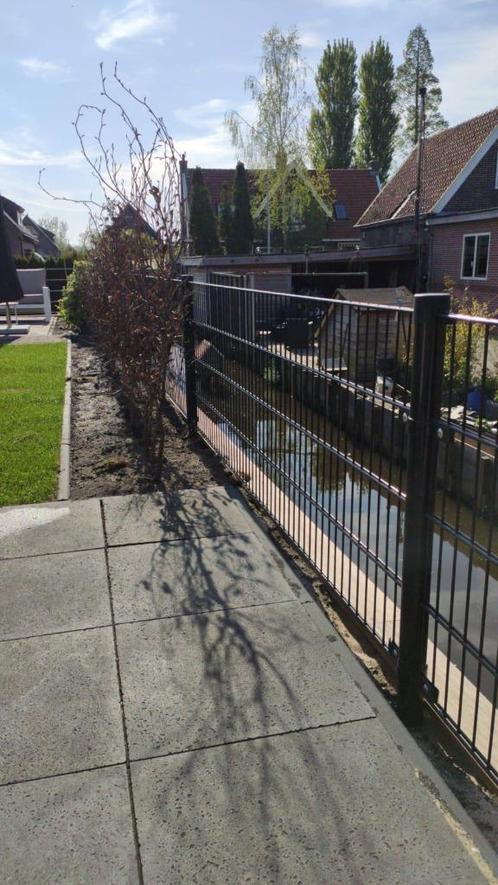 Dubbelstaafmat hekwerk NIEUW 80 cm Hoog COMPLEET (8/6/8), Tuin en Terras, Tuinhekken en Hekwerk, Nieuw, Dubbelstaafmat hekwerk