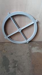 rond 67 cm gietijzeren stalraam gepoedercoat unieke opmaak, Ophalen of Verzenden