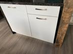 Keukenblok met koelkast graniet 118x66, Ophalen, Gebruikt, Minder dan 100 cm, 50 tot 75 cm