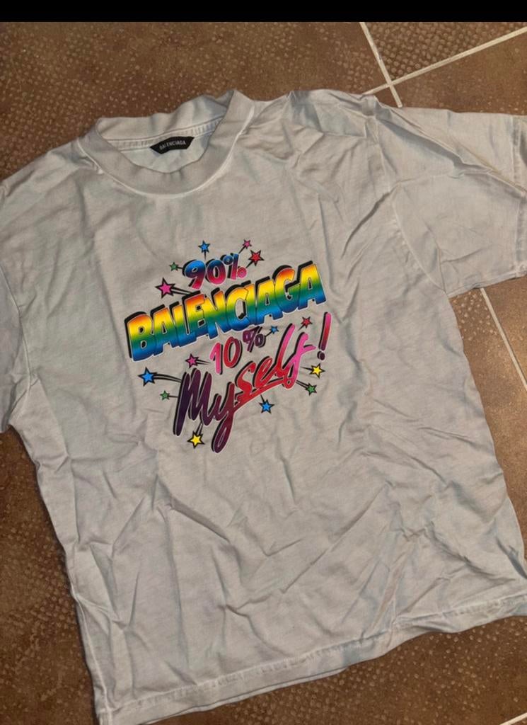 Balenciaga shirt maat 140, Kinderen en Baby's, Kinderkleding | Maat 140, Ophalen of Verzenden, Zo goed als nieuw, Jongen of Meisje