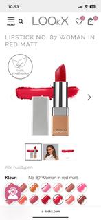 Lookx lipstick 4gr woman in red Matt, Lippen, Nieuw, Ophalen of Verzenden, Make-up