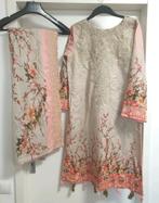 Maat M indiase Hindoestaanse kamees sjaal geborduurde roze, Kleding | Dames, Maat 38/40 (M), Overige typen, Ophalen of Verzenden