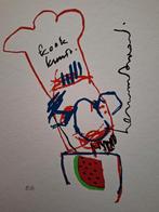 Prachtig zeefdruk Herman Brood " Kookkunst"., Antiek en Kunst, Kunst | Litho's en Zeefdrukken, Ophalen of Verzenden