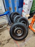 Set 4 nette winterbanden + stevige velgen, Ophalen, Gebruikt, 16 inch, Banden en Velgen