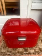 Wesco rode broodtrommel nieuw, gratis bijpassende prullenbak, Huis en Inrichting, Ophalen, Nieuw