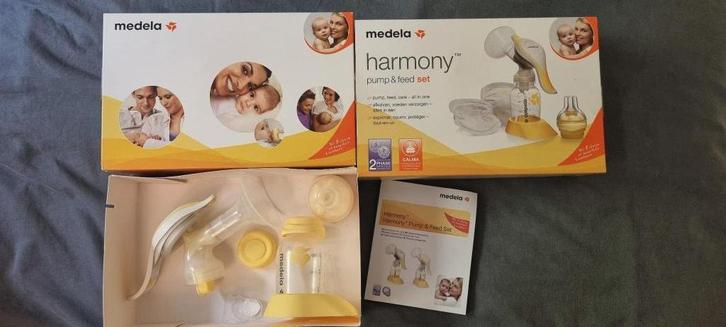 Medela Harmony pomp en voedingsset, Kinderen en Baby's, Babyvoeding en Toebehoren, Zo goed als nieuw, Borstkolf, Ophalen