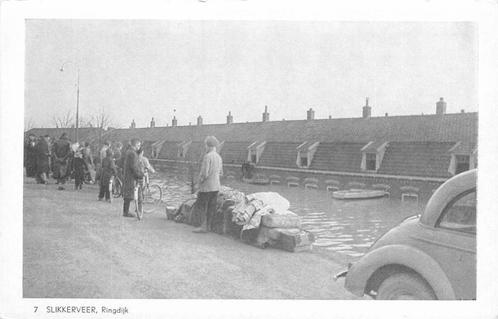 (304-085-047) Slikkerveer Ringdijk Watersnood 1953, Verzamelen, Ansichtkaarten | Nederland, Zuid-Holland, Verzenden