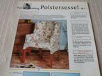 Patroon en werkbladen van poppenhuis-fauteuil 1:12 (Duits), Poppenhuis, Ophalen of Verzenden, Zo goed als nieuw