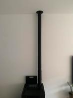 Afvoerbuis kachel / pelletkachel 80 x 150cm lang zwart NIEUW, Ophalen, Zo goed als nieuw, Rvs, Minder dan 2 meter