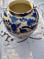 H bequet quaregnon delftse vaas vintage jaren 50., Antiek en Kunst, Antiek | Vazen, Ophalen of Verzenden