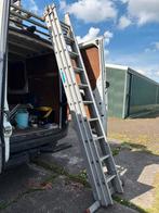 Ladder 3 x 10 treden, Doe-het-zelf en Verbouw, Ladders en Trappen, Ophalen of Verzenden, Zo goed als nieuw, 4 meter of meer