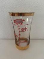 Apart “Greedy Pigs” glas! (Jaren 50/60), Ophalen