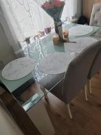 Glazen eettafel 150x90cm, Huis en Inrichting, Complete inboedels, Ophalen