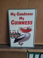 GUINNESS BEER-225-  " MY GOODNESS MY GUINNESS "., Ophalen, Nieuw, Reclamebord, Plaat of Schild, Overige merken