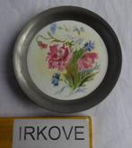 ONDERZETTERS 2 X * BLOEM EN KERS * Keramiek *, Antiek en Kunst, Verzenden