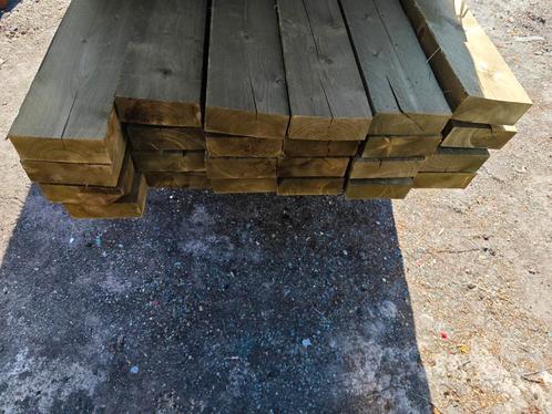 Geïmpregneerde balken 63x160 mm – 6m – partij hout, Tuin en Terras, Palen, Balken en Planken, Nieuw, Balken, 250 cm of meer, Ophalen
